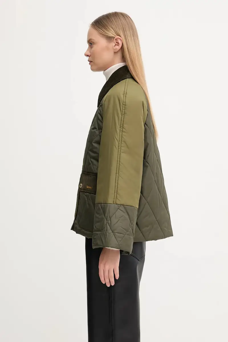 giacca Martha Quilted Jacket colore verde LQU1840OL71 miniatura 2