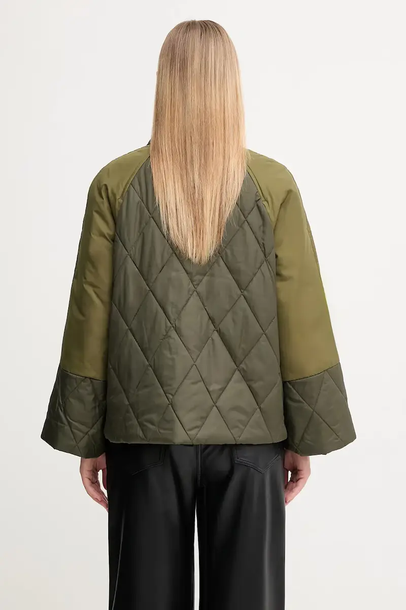 giacca Martha Quilted Jacket colore verde LQU1840OL71 miniatura 3