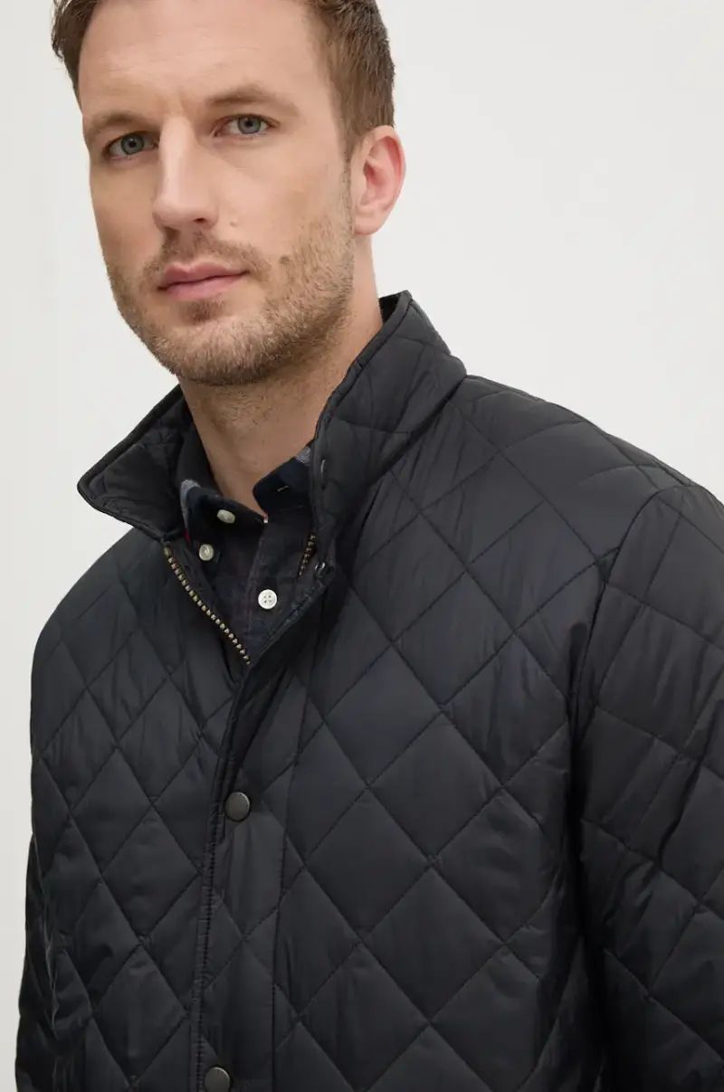 Barbour Giacca Nero Uomo - Trapuntata e Foderata miniatura 3