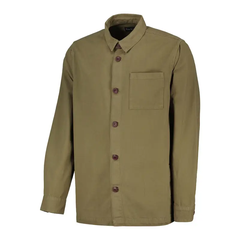 GIACCA OVERSHIRT WASHED Verde