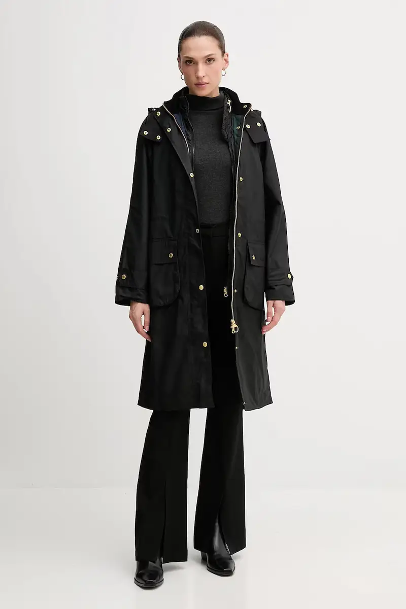 Barbour Parka Nero 4082565 miniatura 2