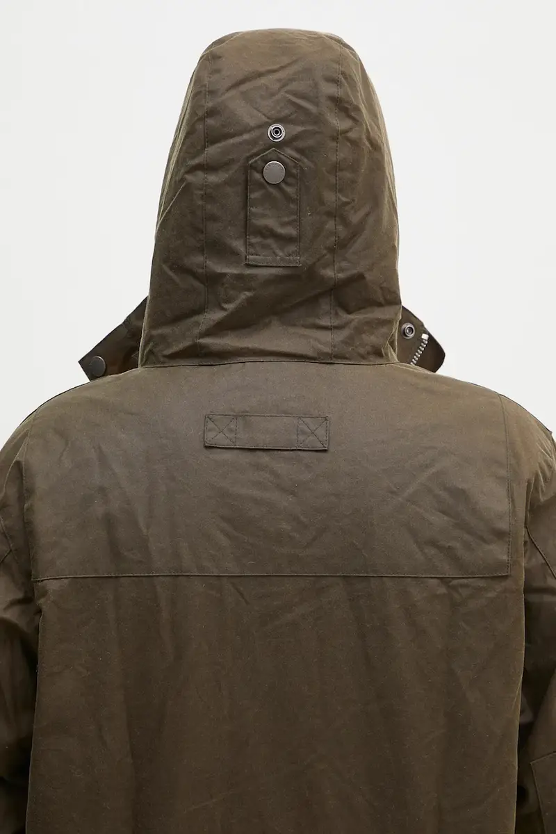 giacca Re-Engineered Durham Wax Jacket Verde miniatura 5