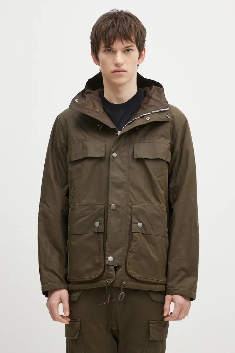 giacca Re-Engineered Durham Wax Jacket Verde