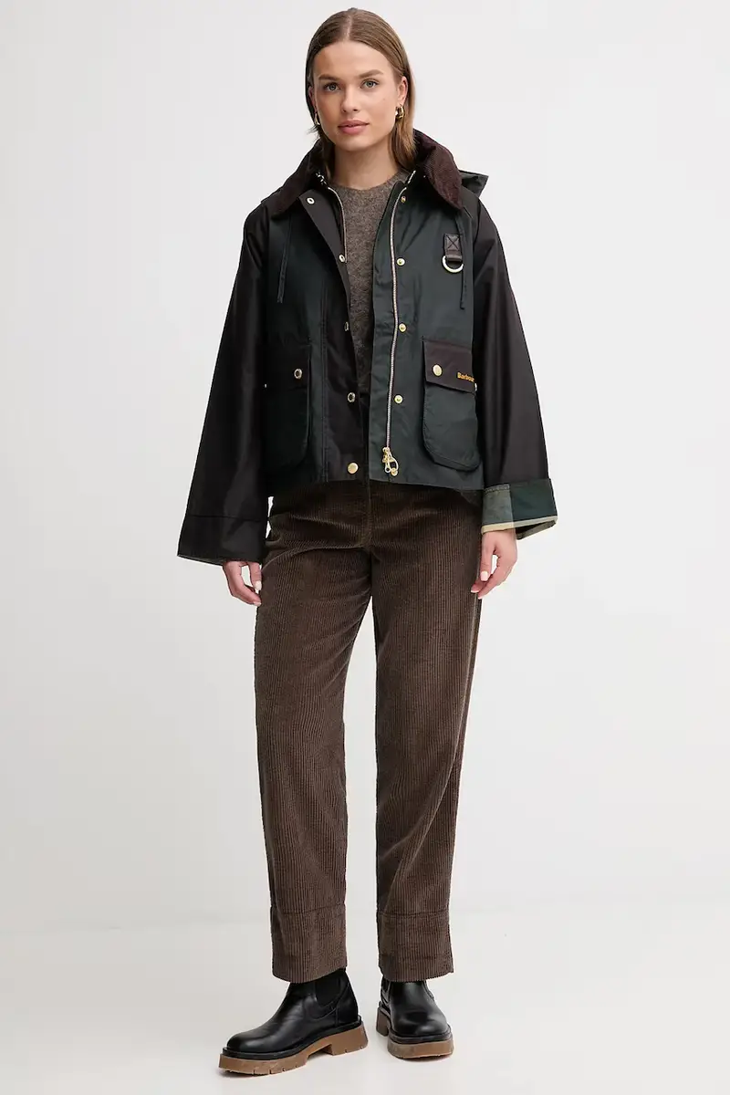 giacca Reighton Wax donna colore nero LWX1397 Marrone miniatura 2