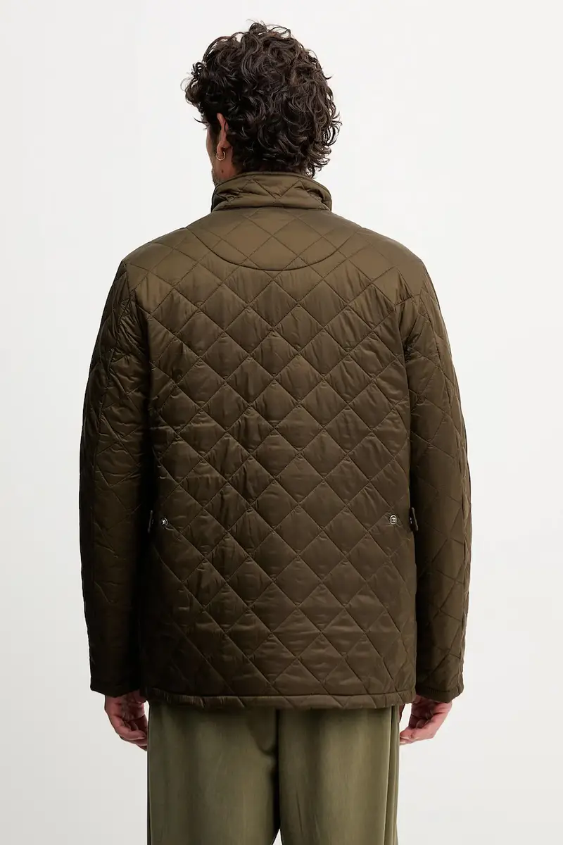 giacca uomo colore blu navy Verde miniatura 3