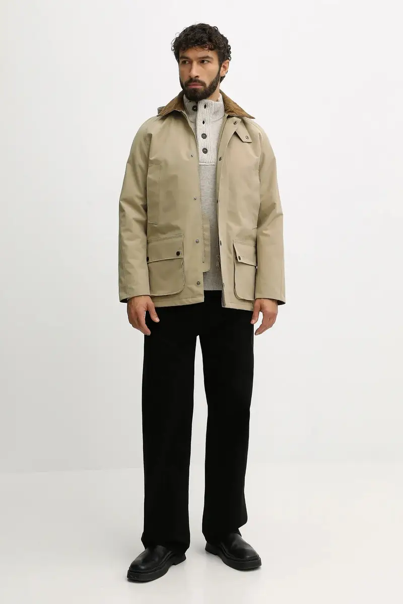 giacca Winter Ashby Jacket uomo colore verde MWB1001 Beige miniatura 2