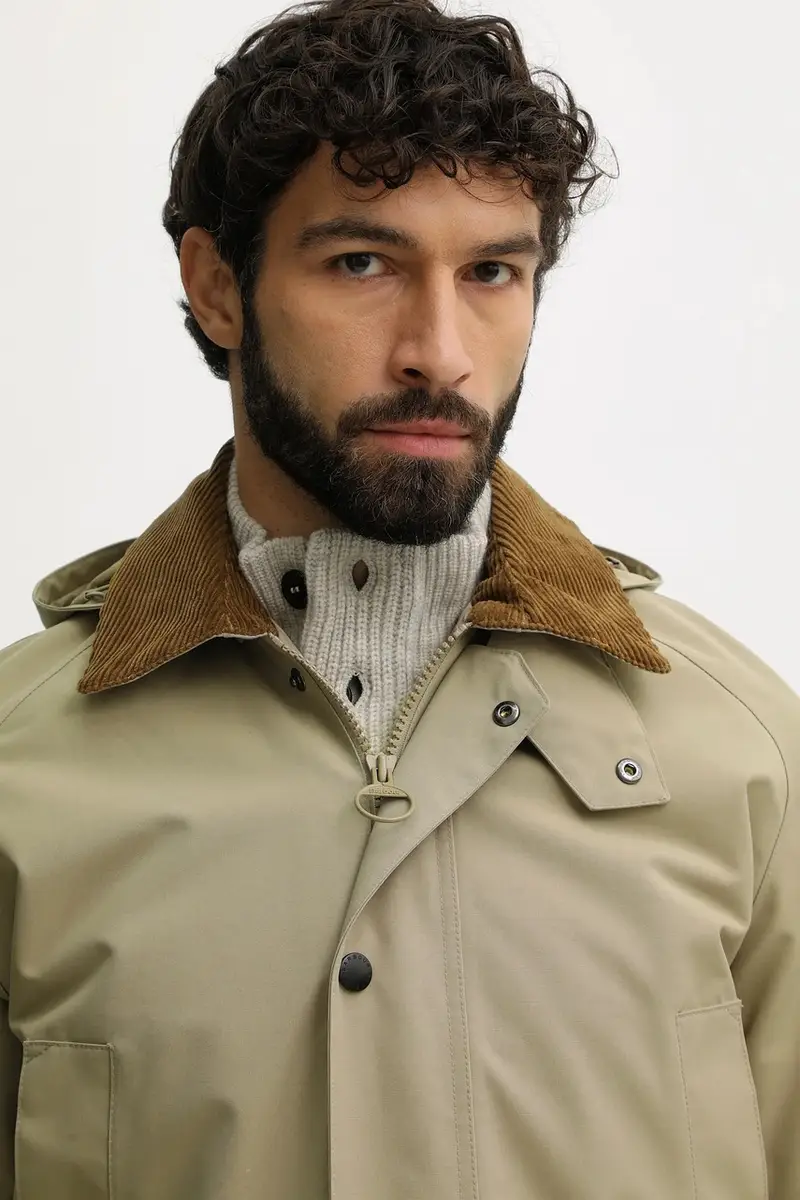 giacca Winter Ashby Jacket uomo colore verde MWB1001 Beige miniatura 5