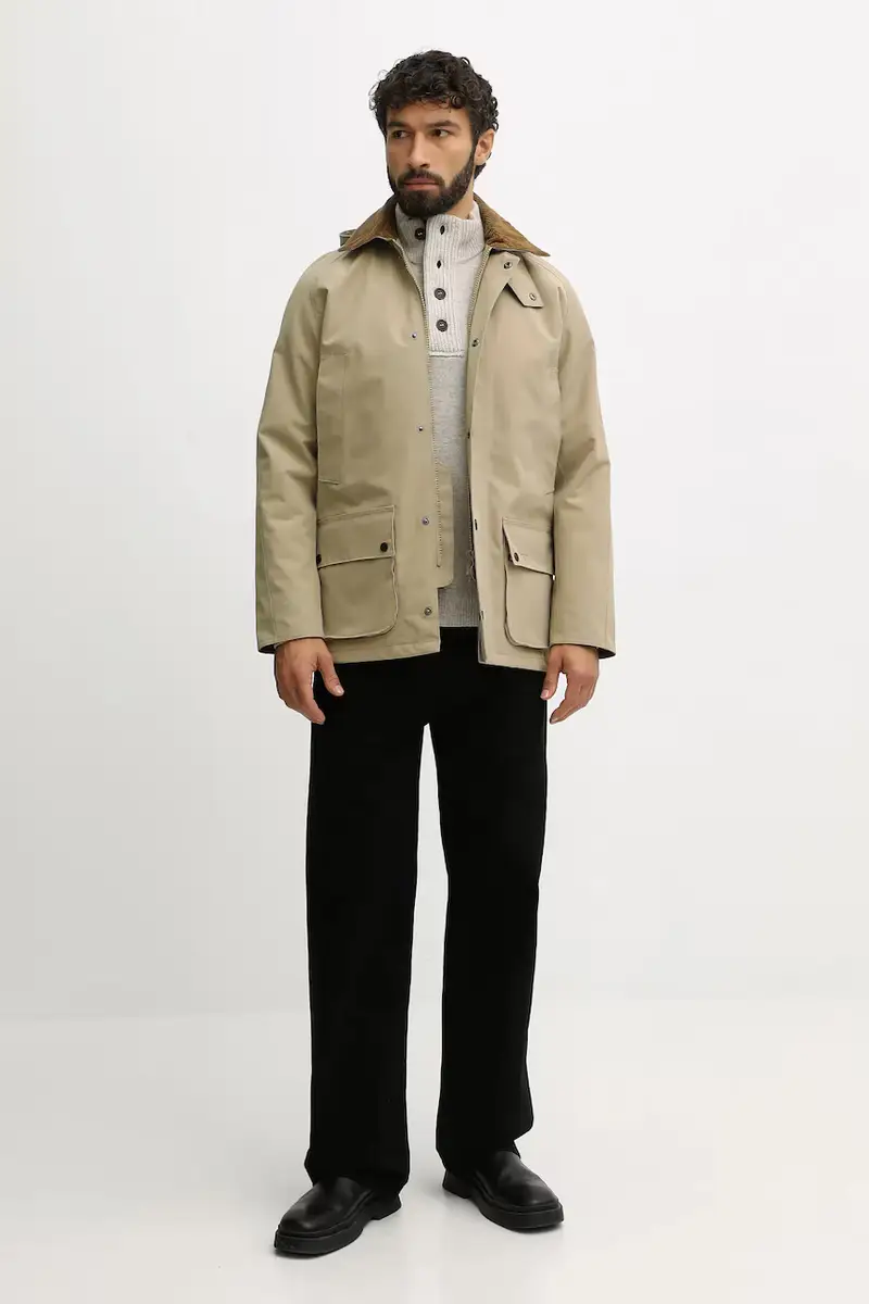 giacca Winter Ashby Jacket uomo colore verde MWB1001 Beige miniatura 2