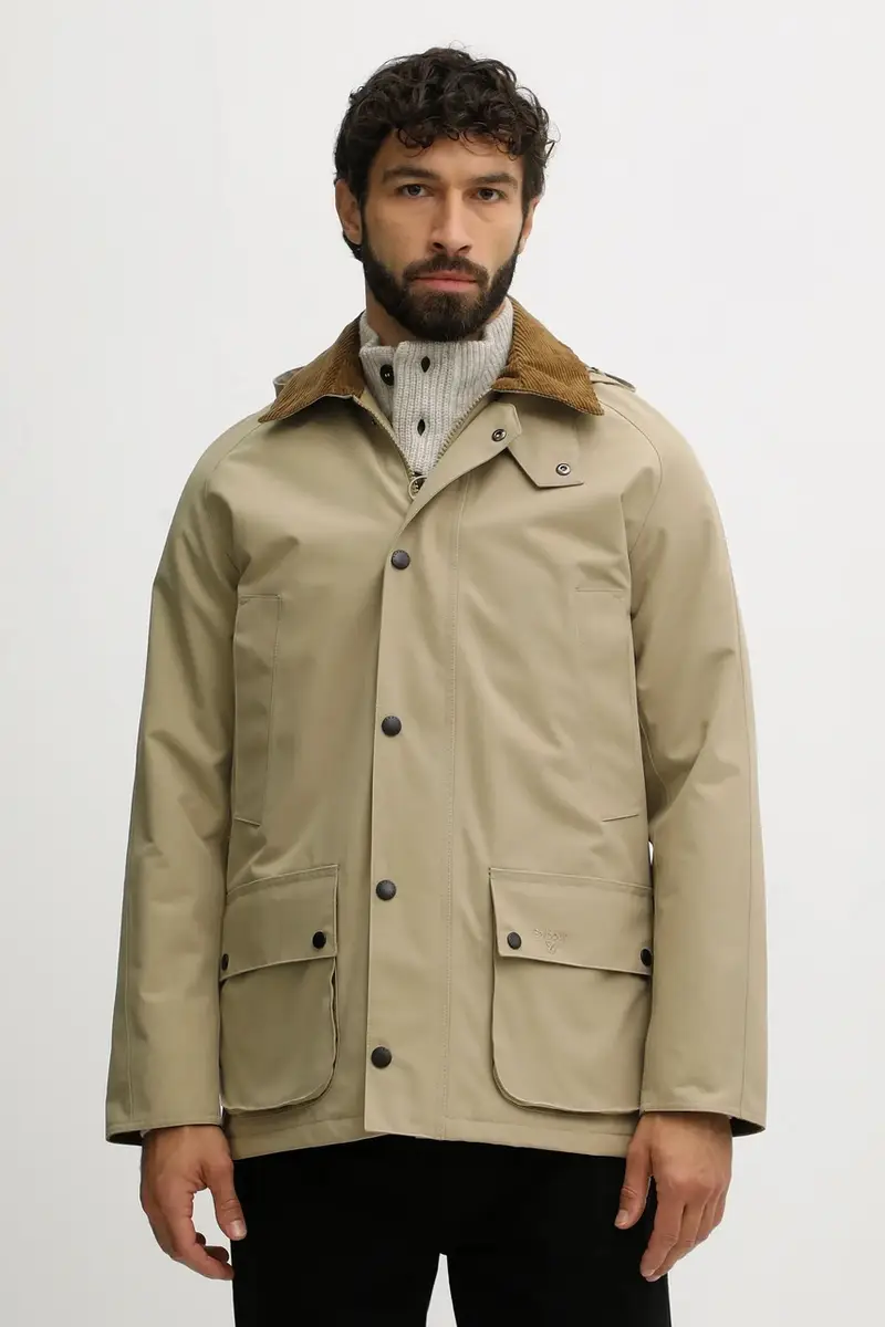 giacca Winter Ashby Jacket uomo colore verde MWB1001 Beige miniatura 4