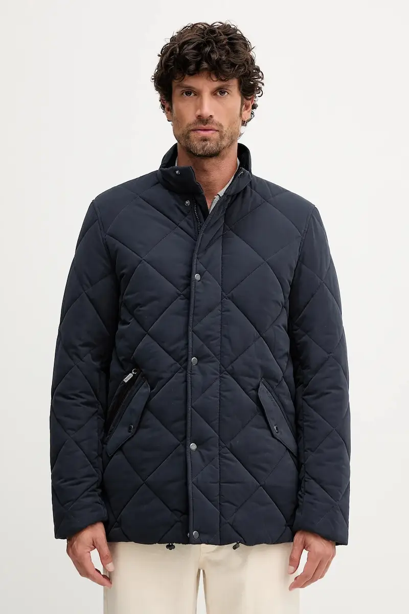 giacca Winter Chelsea Quilted Jacket uomo colore marrone MQU1686 Blu navy