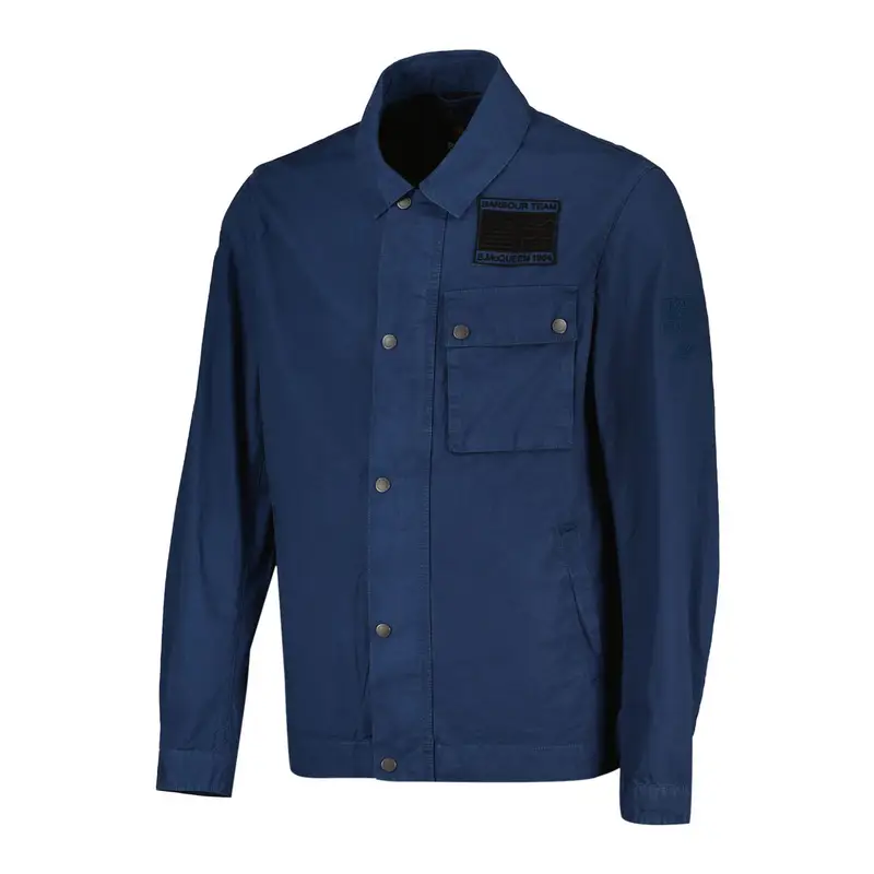 GIACCA WORKERS IN COTONE TINTO CAPO Blu