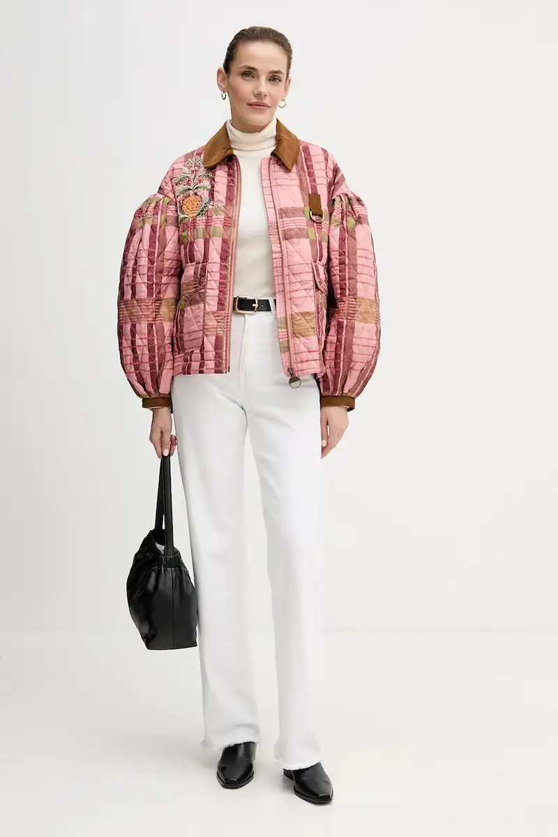 giacca x Farm Rio colore rosa LQU1871 miniatura 2