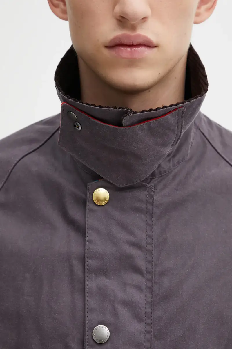 giacca x Paul Smith OS Bedale Wax colore violetto MWX2515PU11 miniatura 5