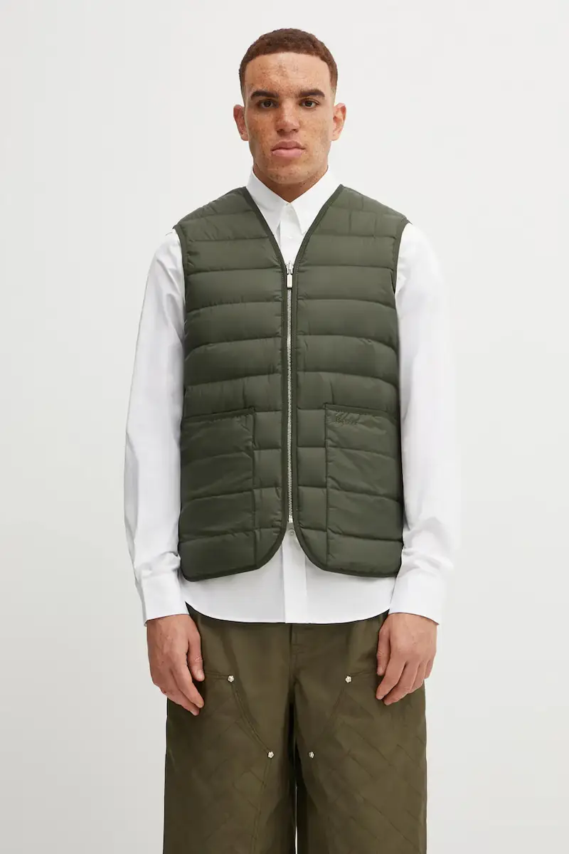gilet in piuma Reversible Down Filled Liner colore verde MLI0060SG71