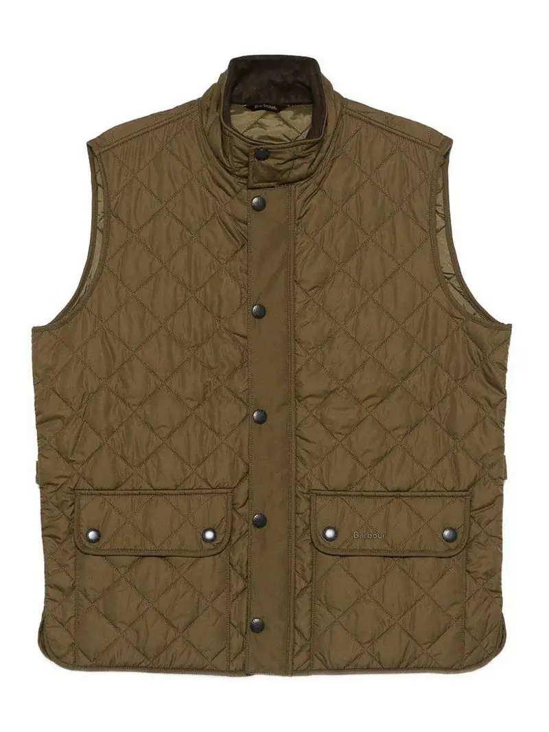 Gilet trapuntato Lowerdale con tasche Verde