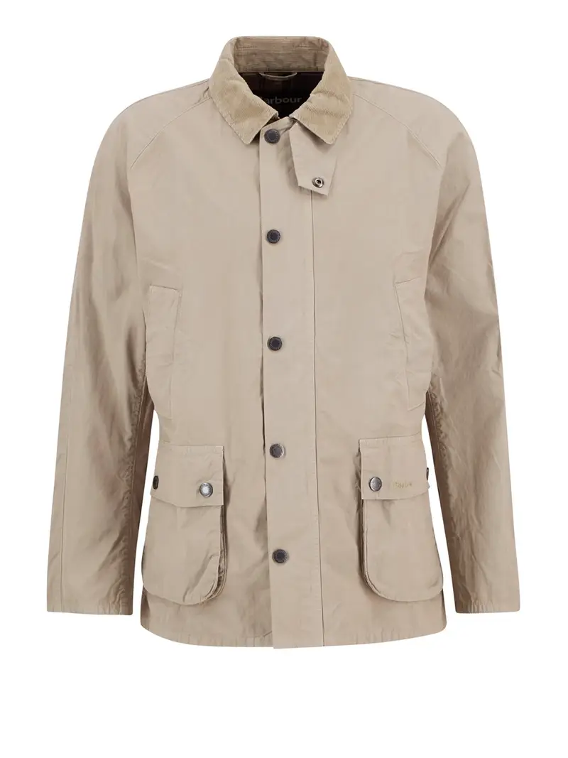 giubbino barbour ashby da uomo - avorio