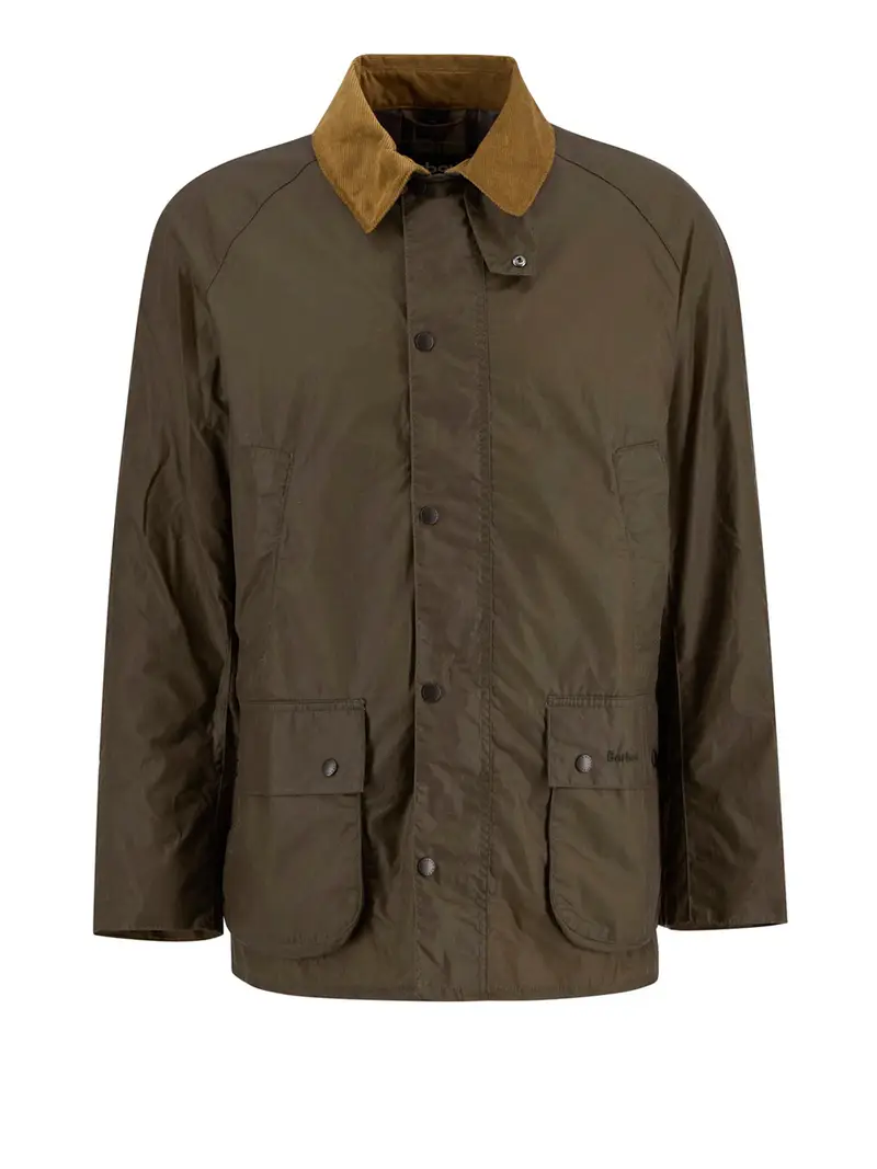 giubbino barbour ashby wax da uomo - marrone