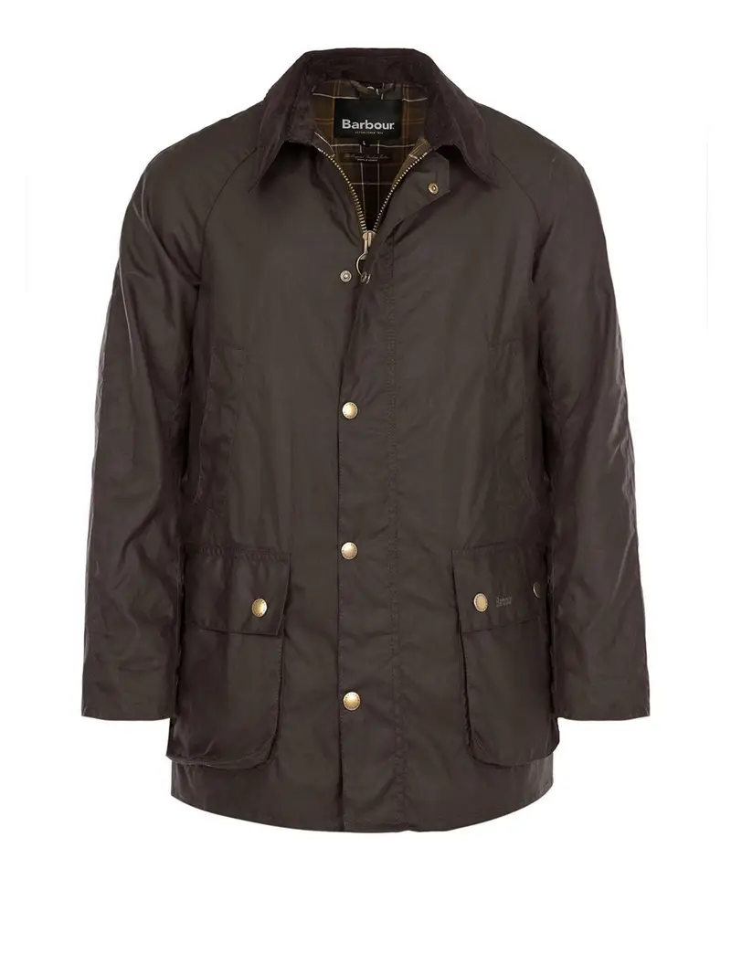 giubbino barbour ashby wax da uomo - verde