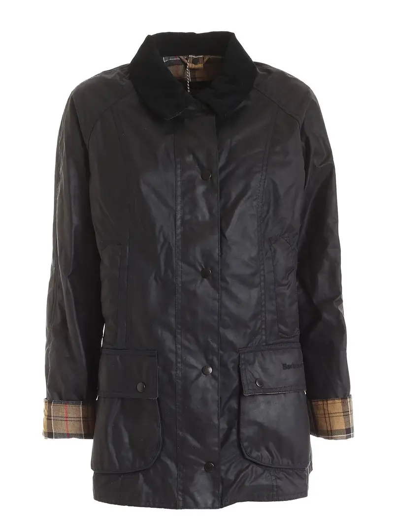 Giubbino Beadnell Wax nero