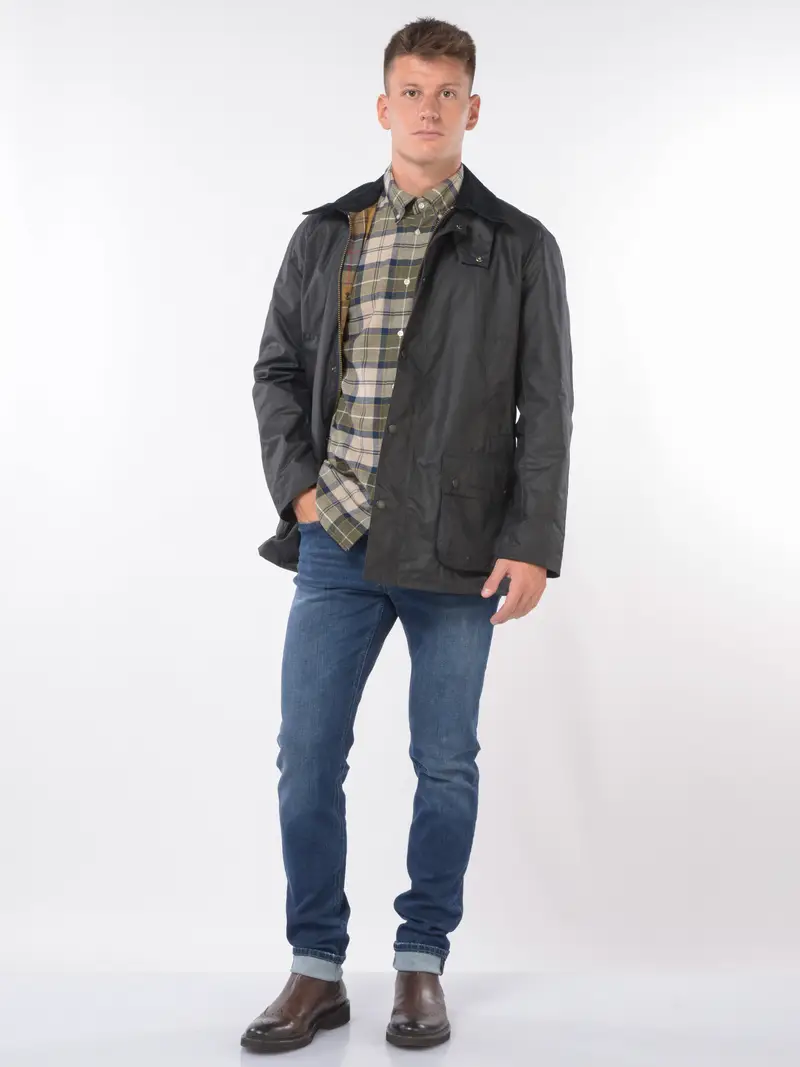 giubbino da uomo Barbour certo ashby Blu miniatura 2