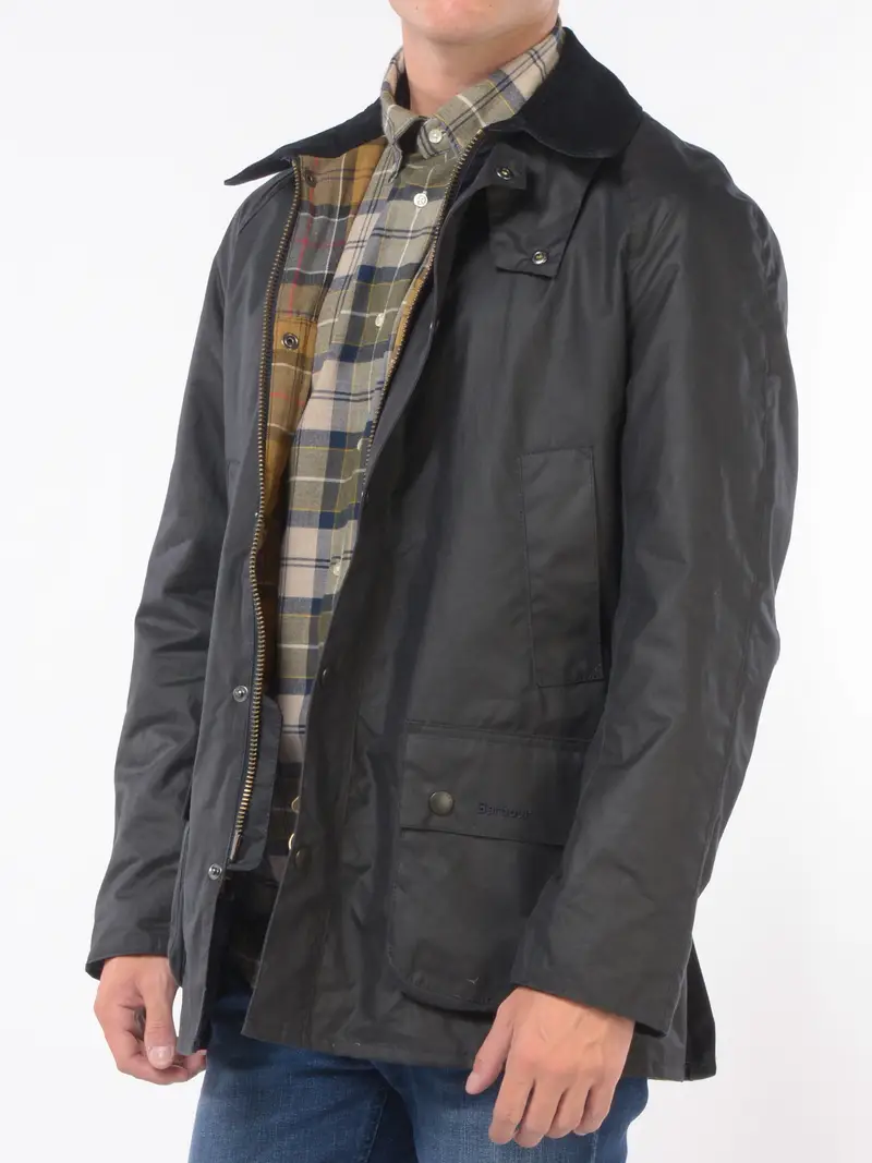 giubbino da uomo Barbour certo ashby Blu