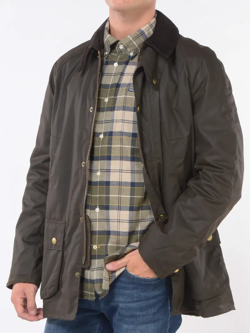 giubbino da uomo Barbour certo ashby Verde