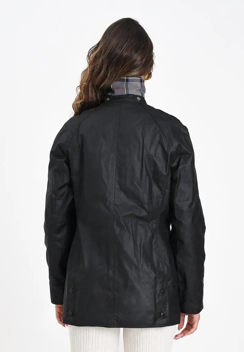 BARBOUR Giubbotto Beadnell nero da donna miniatura 3