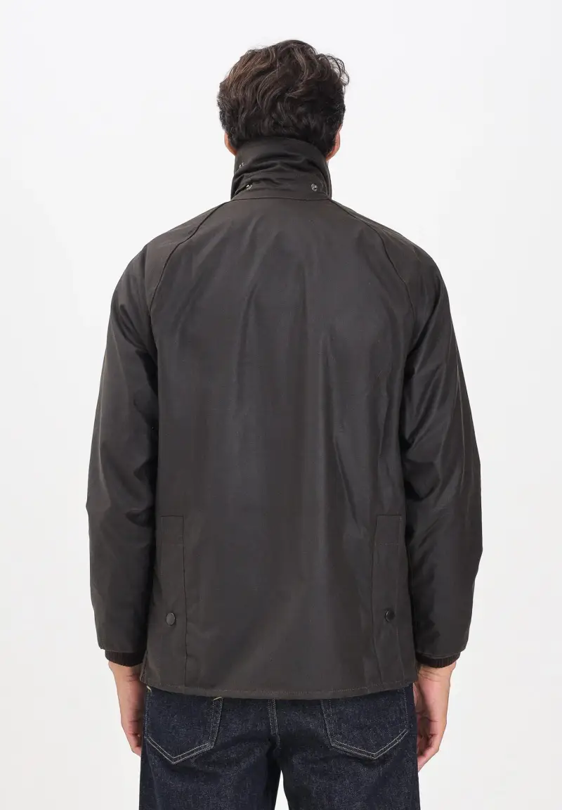 Giubbotto Bedale oliva da uomo miniatura 3