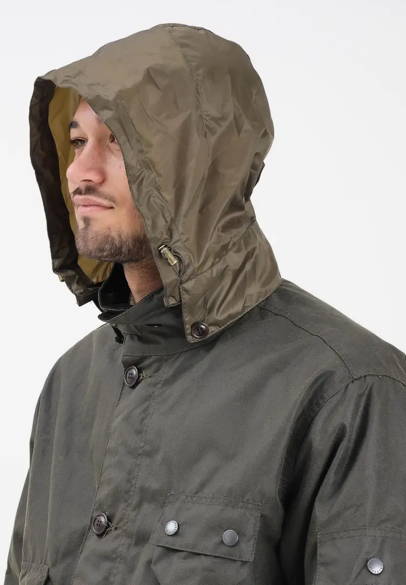 Giubbotto Editor verde da uomo miniatura 3