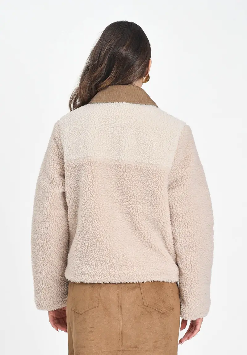 BARBOUR Giubbotto Malena beige da donna miniatura 3