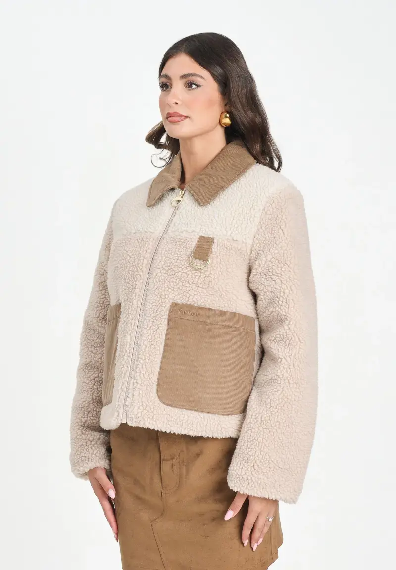 Giubbotto Malena beige da donna