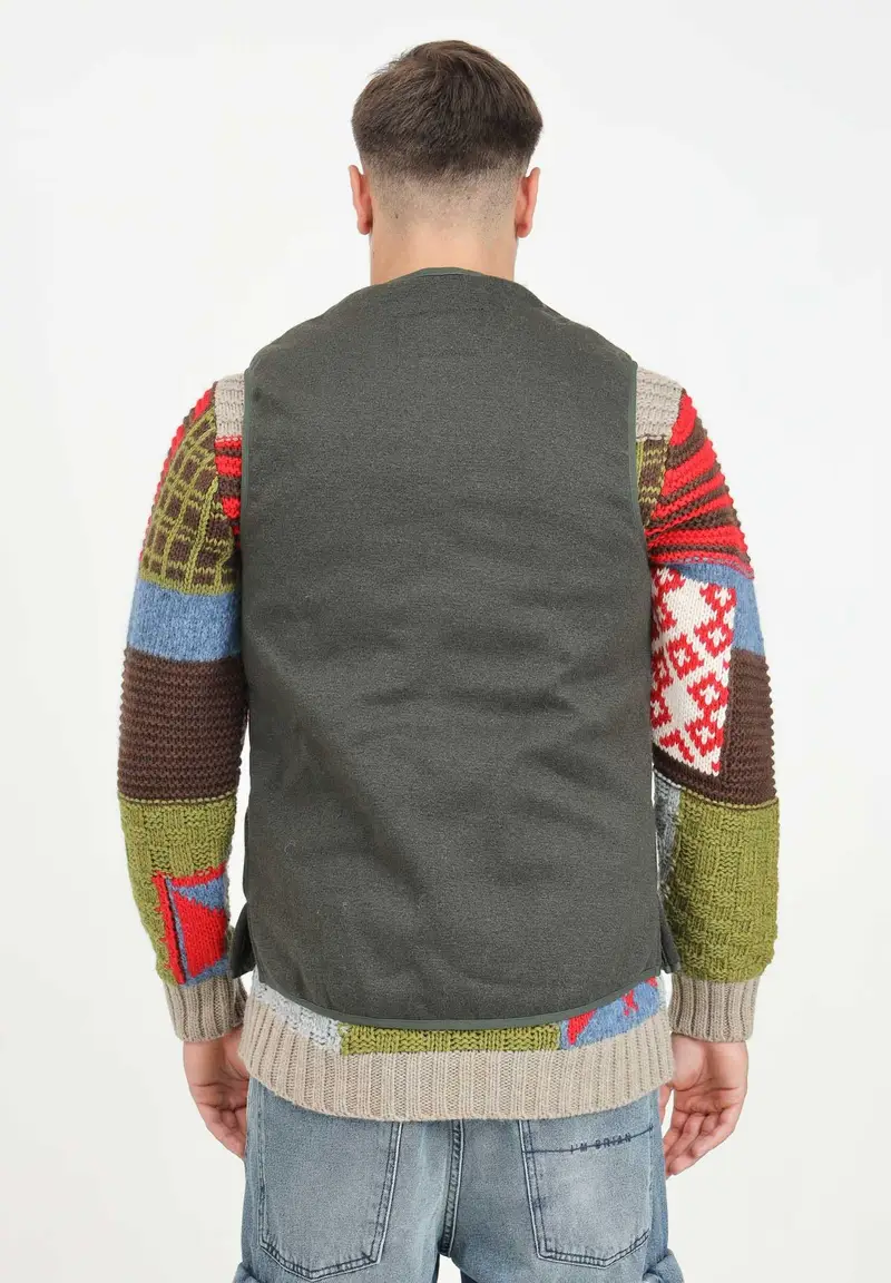 BARBOUR Giubbotto smanicato / fodera verde da uomo miniatura 3