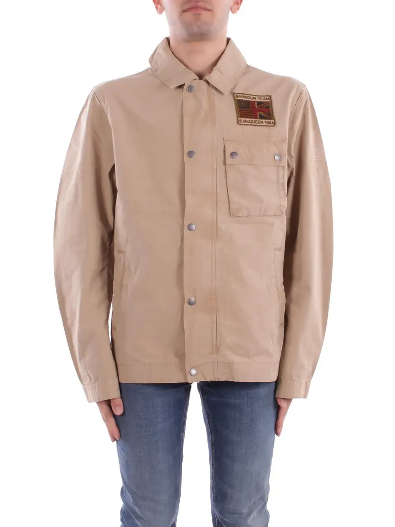 Giubbotto Uomo BARBOUR Beige Workers casual outerwear