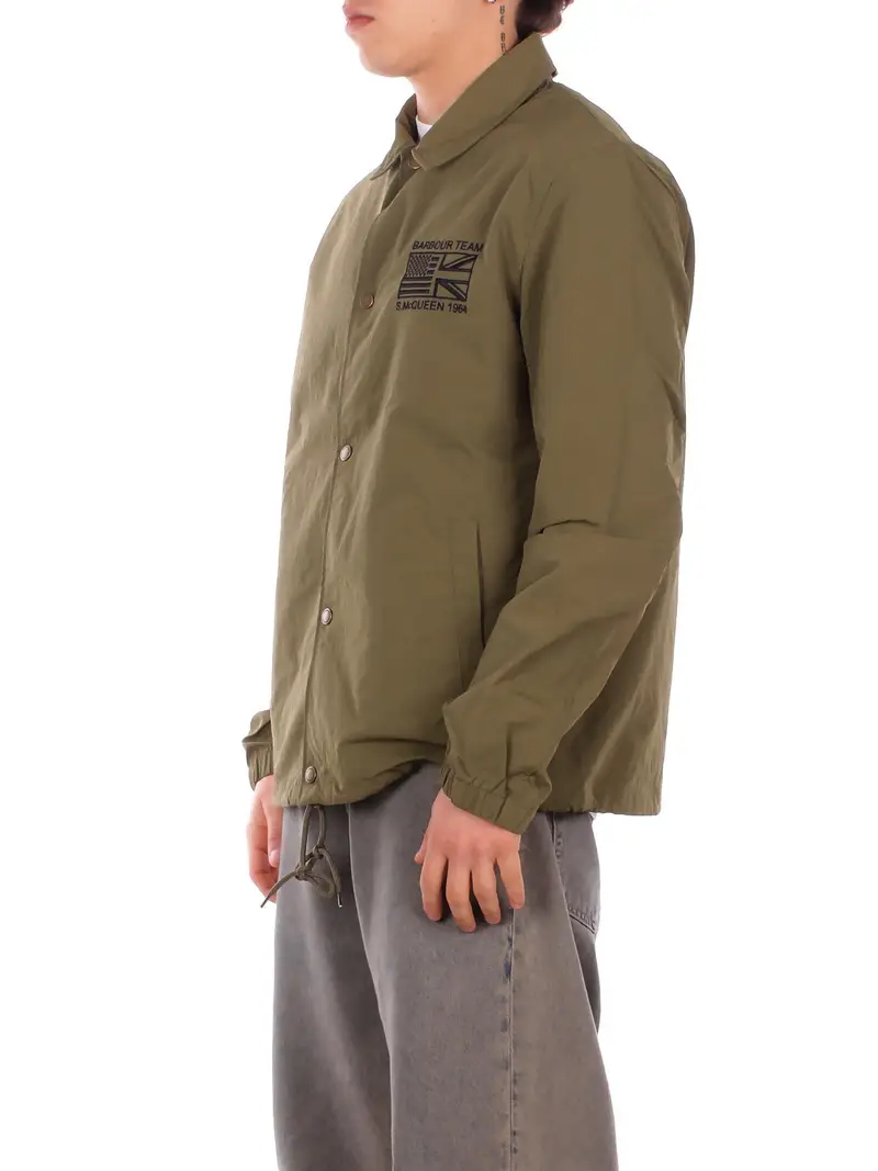 Giubbotto Uomo BARBOUR Olive Coach jacket casual outerwear miniatura 2