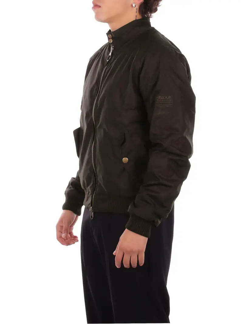 Giubbotto Uomo BARBOUR Olive Merchant wax miniatura 2