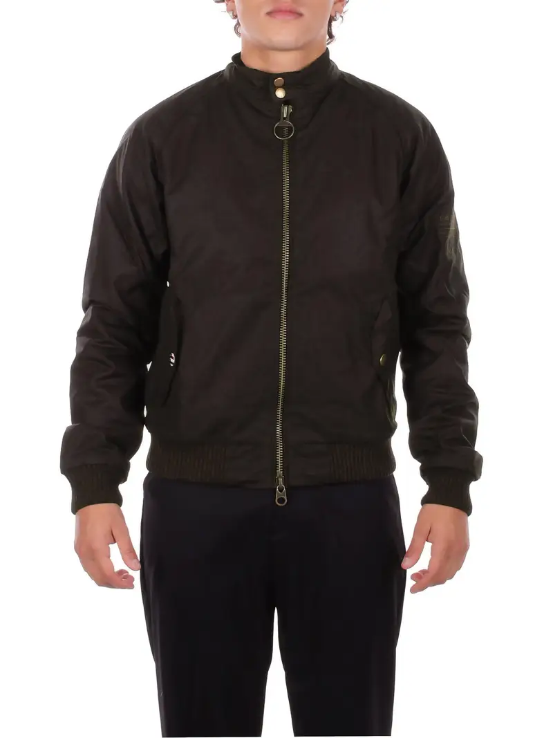 Giubbotto Uomo BARBOUR Olive Merchant wax