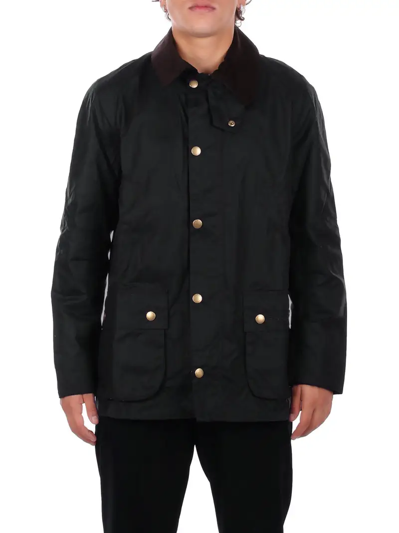 Giubbotto Uomo BARBOUR Sage Ashby wax jacket