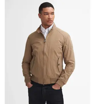 per uomo MCA0427 Giacca Harrington marrone (M), Casual, Poliamide Blu