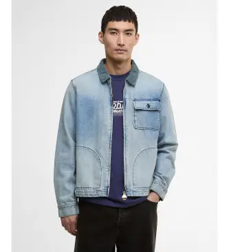 per uomo MOS0453 Giacca Blue Meteor (XL), Casual, Cotone, Denim Blu