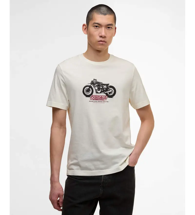 per uomo MTS1478 Maglietta bianca da crociera (S), Bianco, Casual, Cotone, Manica corta