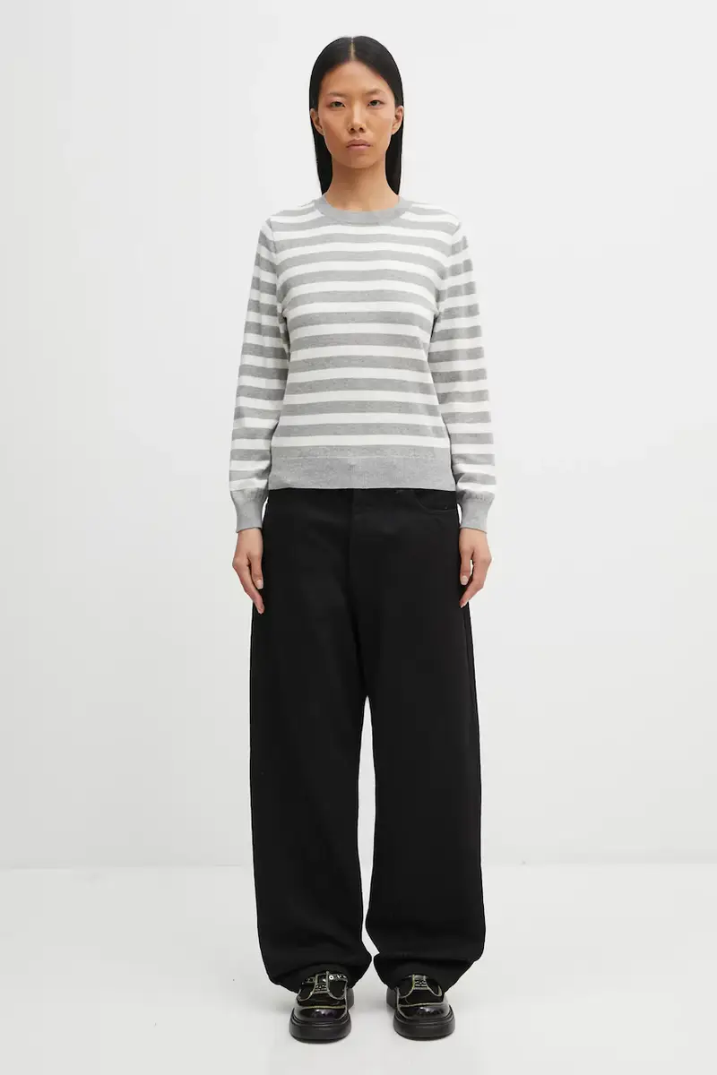 maglione con aggiunta di cachemire Lois Knitted Jumper donna colore grigio LKN1707WH51 miniatura 5