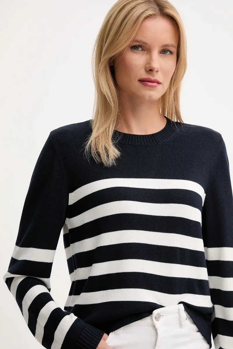 maglione DEMI donna colore blu navy LKN1669 miniatura 4