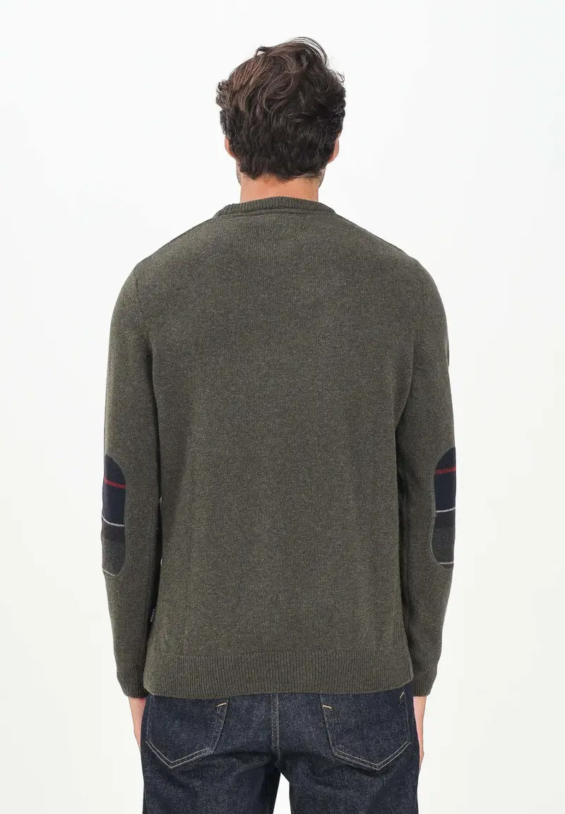 Maglione girocollo Holden verde da uomo miniatura 3