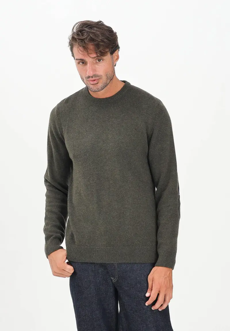 Maglione girocollo Holden verde da uomo miniatura 2