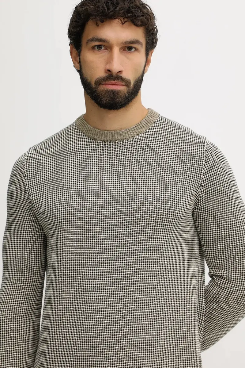 maglione in cotone WELLS uomo colore nero MKN1665 miniatura 4