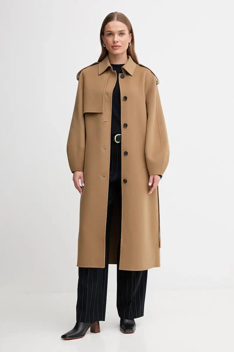 maglione in lana CARLBY donna colore blu navy LKN1686 miniatura 2