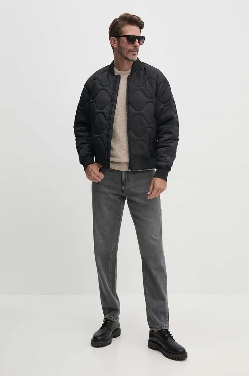 maglione in lana uomo colore beige miniatura 2