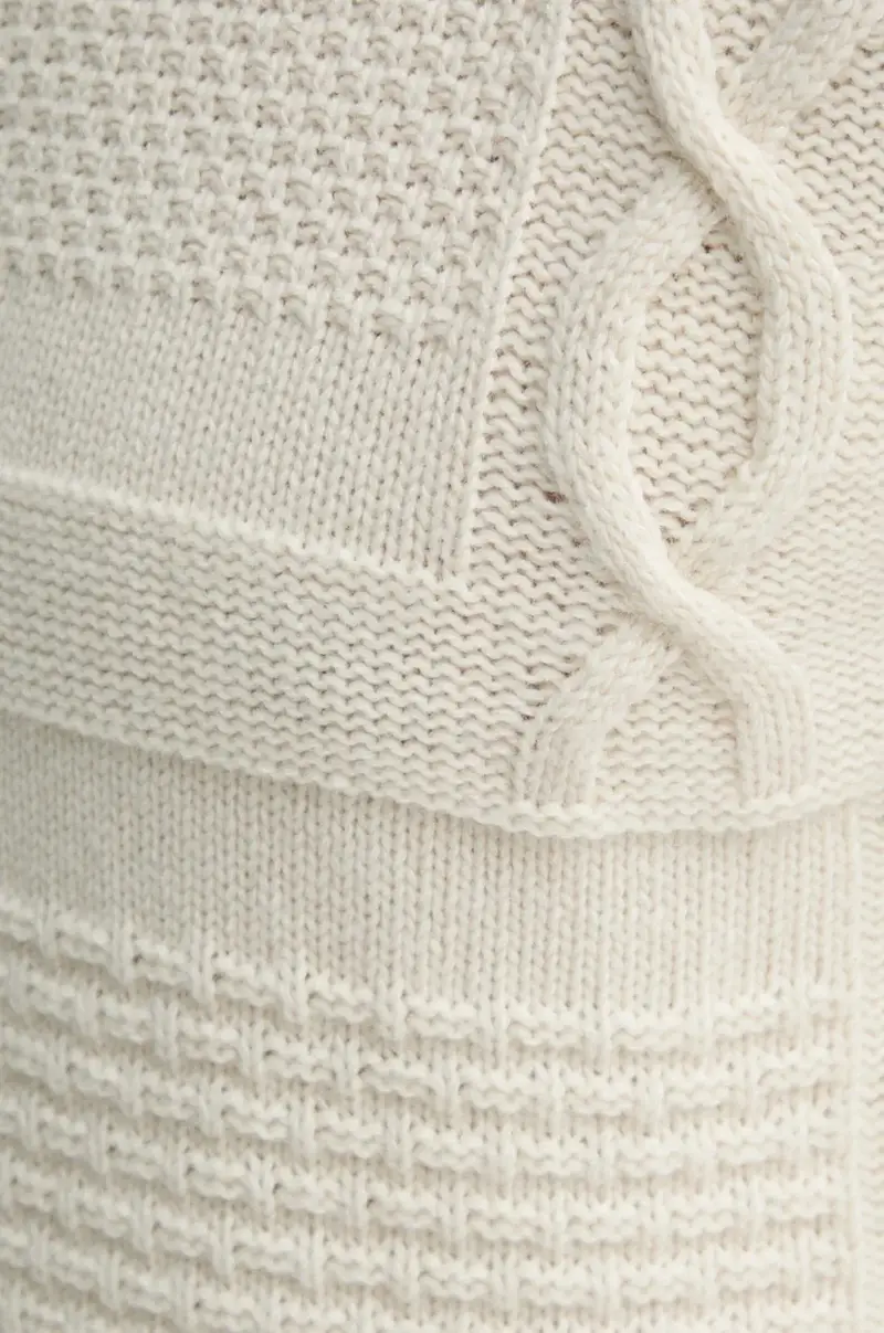 maglione in lana uomo colore beige MKN1605 miniatura 5