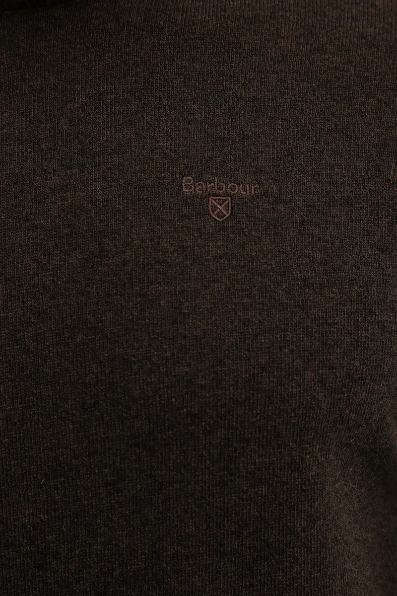 maglione in lana uomo colore marrone MKN0345 miniatura 5