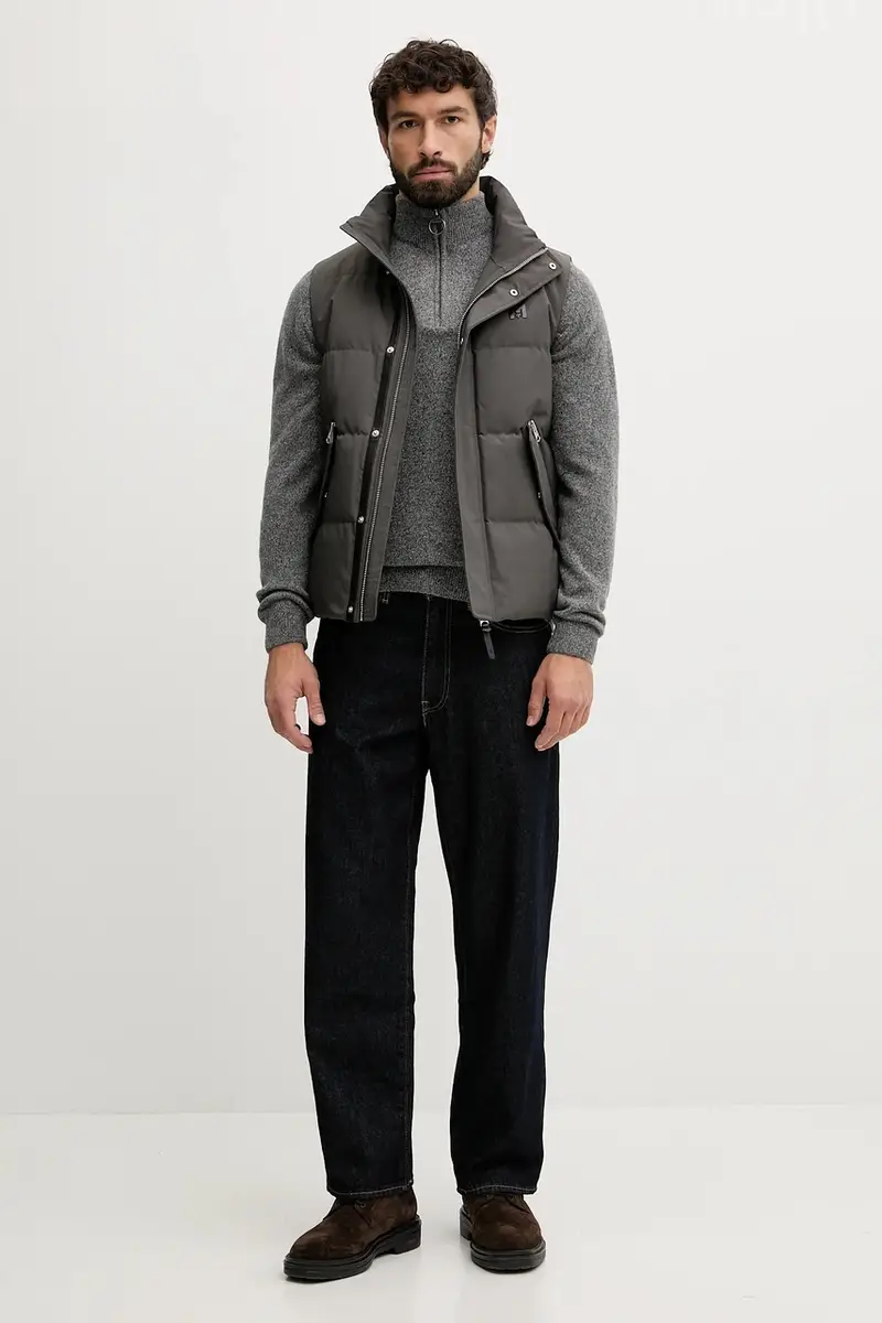 maglione in lana uomo colore verde Grigio miniatura 2